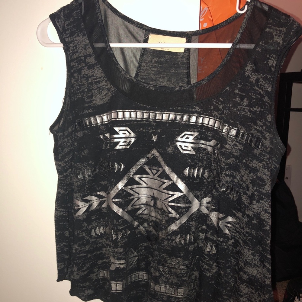 Flowy tribal tank